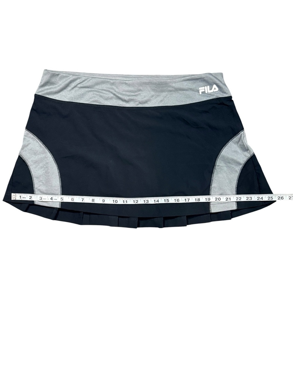NWT Fila Sport Black Gray Athletic Tennis Golf Skort Size Large - Picture 7 of 13